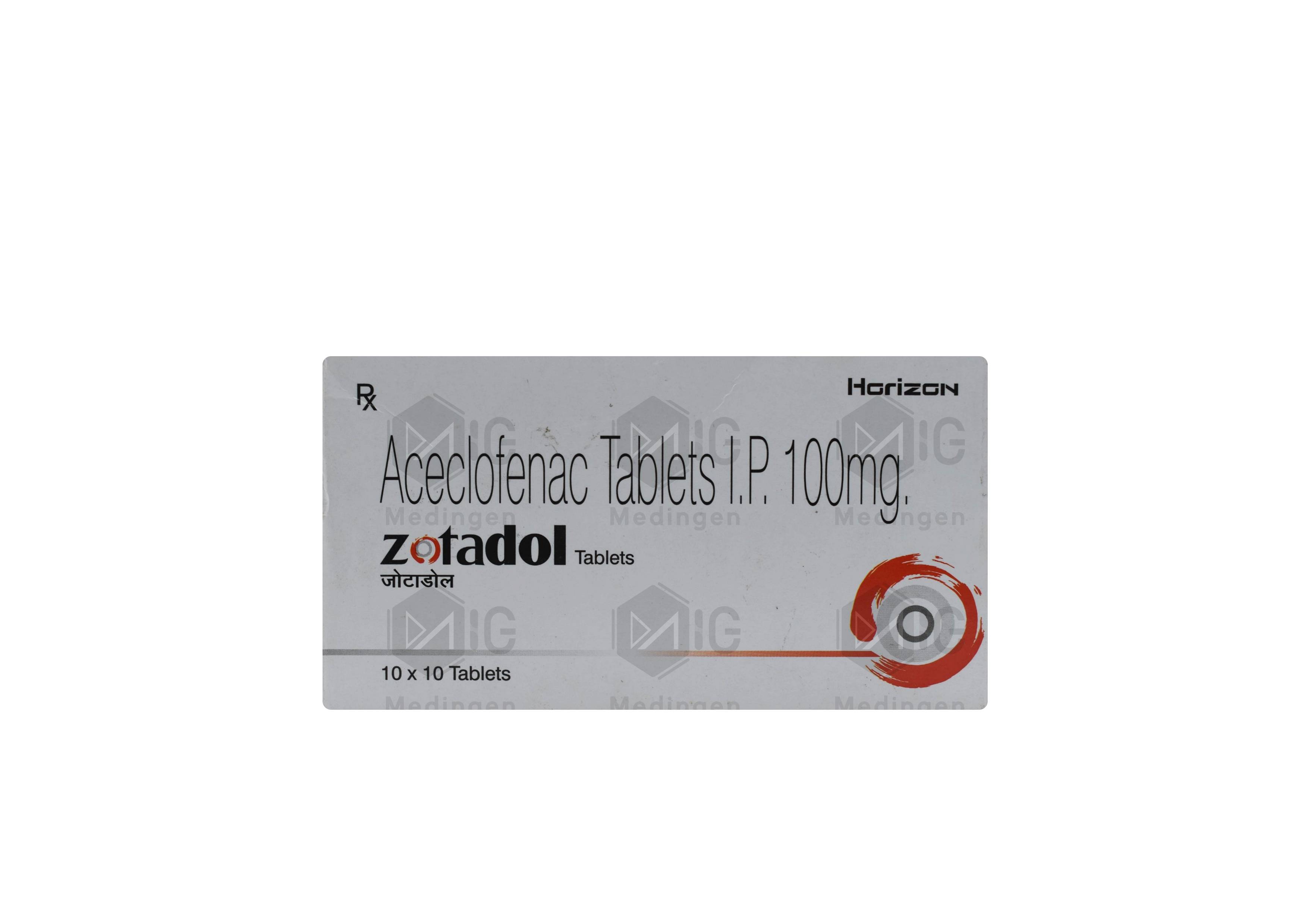ZOTADOL 100MG